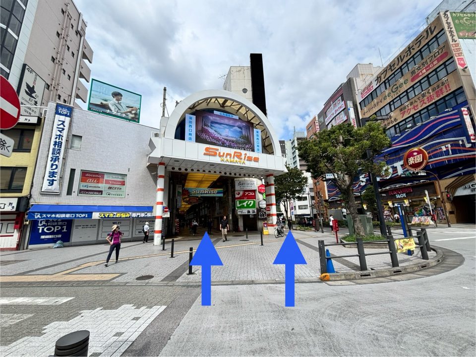 サンライズ蒲田商店街入口